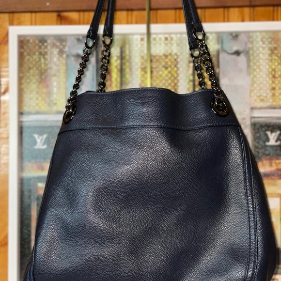 Coach Edie 31 Shoulder Bag in Dar Blue - Picture 3 of 11